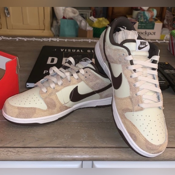 Nike Dunk Low Retro PRM Mens size 8 Womens size 9.5 Animal Pack Girraffe/Cheetah - Picture 2 of 2